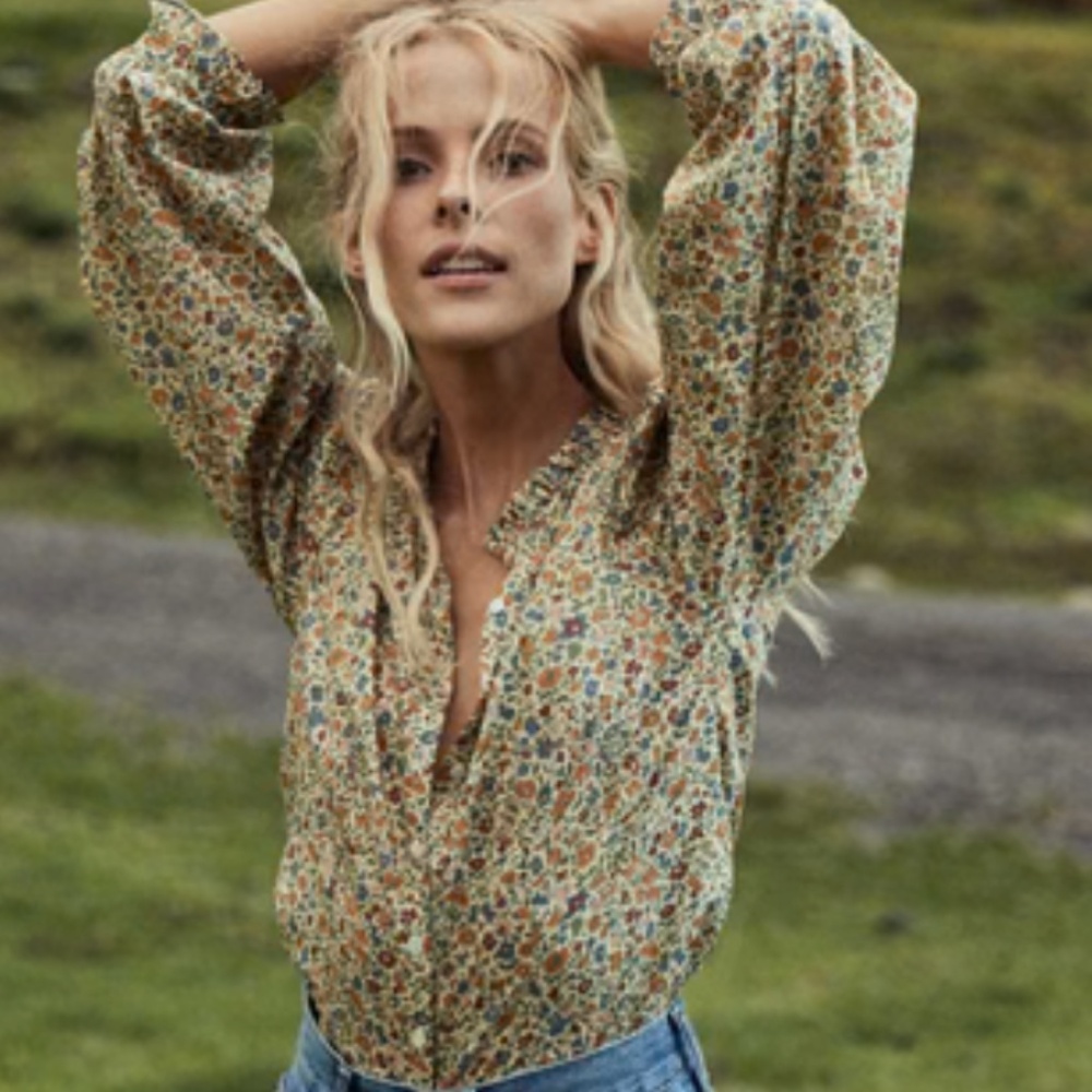 Doen Liberty London Swan Blouse XS
